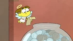 Angel calculating the coins