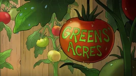 Greens' Acres title card