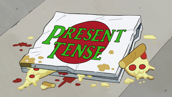 Present Tense title card