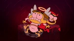 Devil strangling Angel