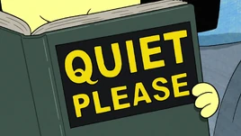 Quiet Please title card