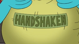 Handshaken title card