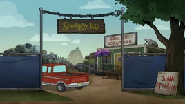 Smalton Scrapyard entrance