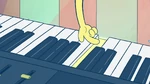 Cricket playing a keyboard