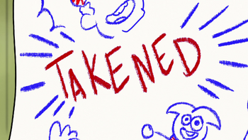 Takened title card