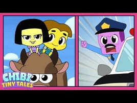 Big City Greens Chibi Tiny Tales - Tilly & Cricket Rescue Saxon - @disneychannel