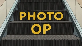 Photo Op title card