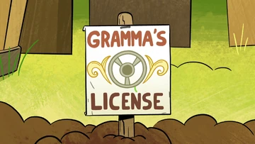 Gramma's License title card