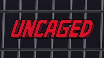 Uncaged title card