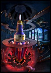 Cruel Veterinarian's rocket full view
