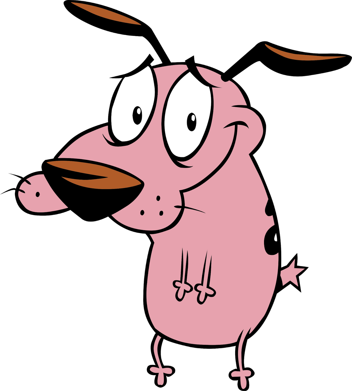 courage the cowardly dog scared