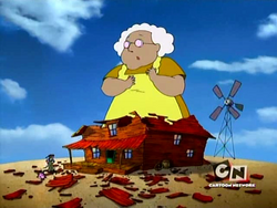 courage the cowardly dog muriel blows up