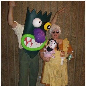 courage the cowardly dog plush