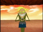 Freaky Fred arriving at the Bagge’s