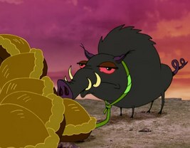 Ceremonial wild boar