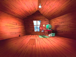 courage the cowardly dog house