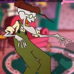 courage the cowardly dog eustace with no hat