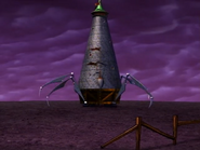 Dr. Zalost's tower, the residence of both Dr. Zalost and Rat