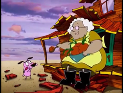 courage the cowardly dog muriel blows up