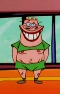 Flem in his (ill-fitting) P.E. outfit