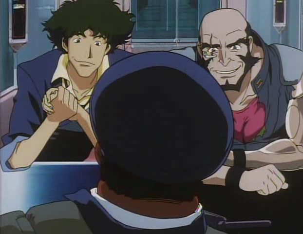 Spike Meets Bounty Hunter Andy, Cowboy Bebop, Clip