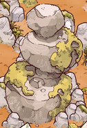 Stack of huge boulders