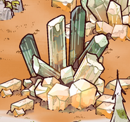 Another cluster of crystal rocks
