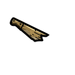 Broken wooden machete