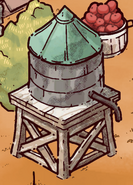 A water tower