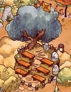 Amphitheater beneath a tree
