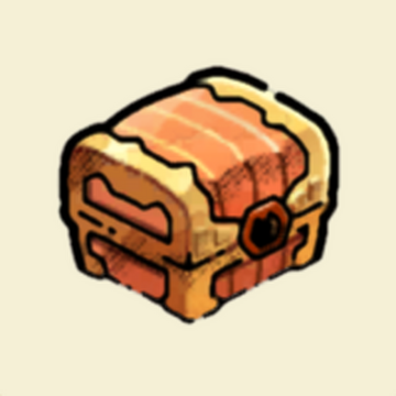Pixel art icon of game object treasure chest Vector Image