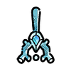 Crystal dowsing rod