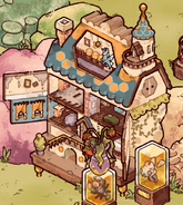 Ornate dollhouse