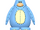 Blue Penguin Stuffie Costume