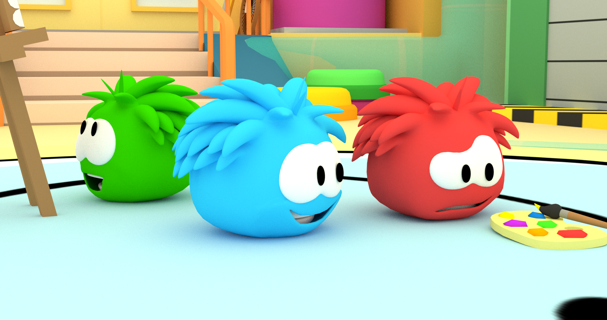 club penguin puffle 3D Models to Print - yeggi