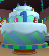1st Anniversary Cake Front