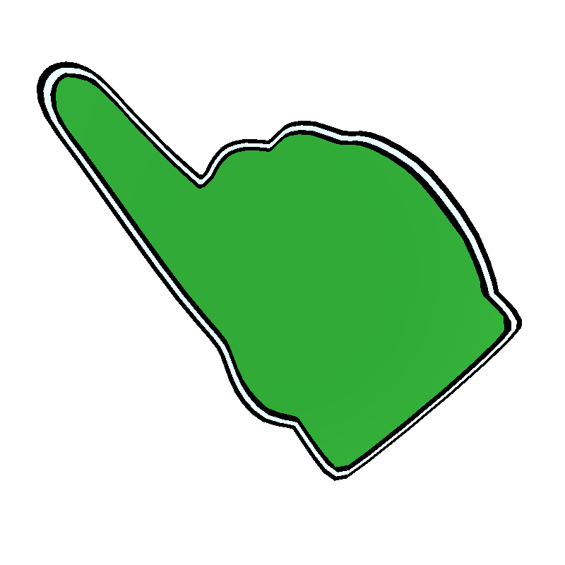 Green Foam Finger CP3D Official Wiki Fandom