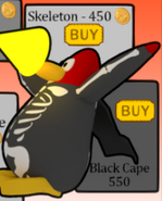 Skeleton costume penguin style