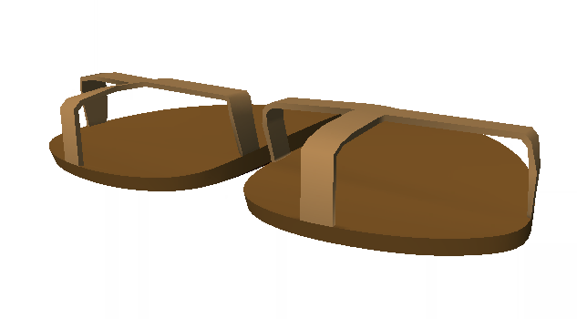 Brown Sandals | CP3D Official Wiki | Fandom