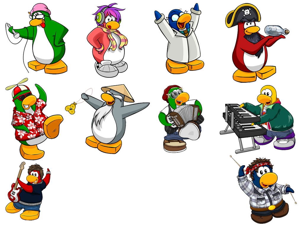 Introducir 58+ imagen club penguin personajes famosos