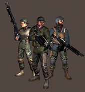 A Male Cell Grenadier in the Concept despite never seen in the actual Game.