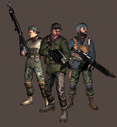 Cell Sniper with other Soldiers in the Concept.