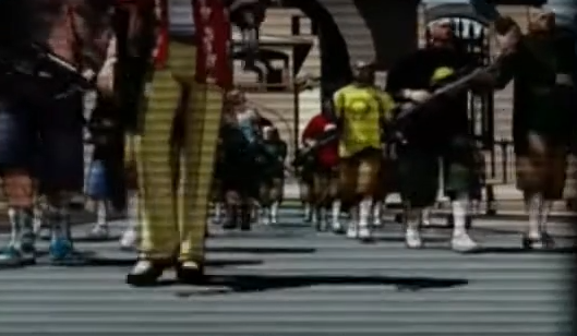 Los Sombras escorting Garcia out of his Villa.