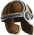Кожаный шлем ico