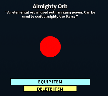 Almighty Orb | Craftwars Knockoff Wiki | Fandom