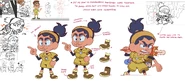 Hannah character design/concept art