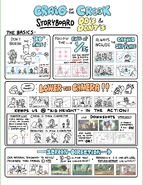 Stu Livingston's Season 1 storyboard guide.