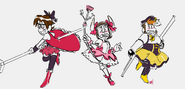 The Elders of the Creek as Puella Magi Madoka Magica characters