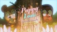 The title card for "Puppy Love"