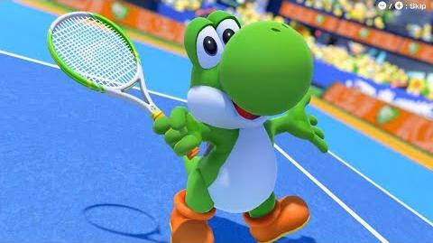 Mario Tennis Aces - Co Op Challenge - Yoshi's Ring Shot